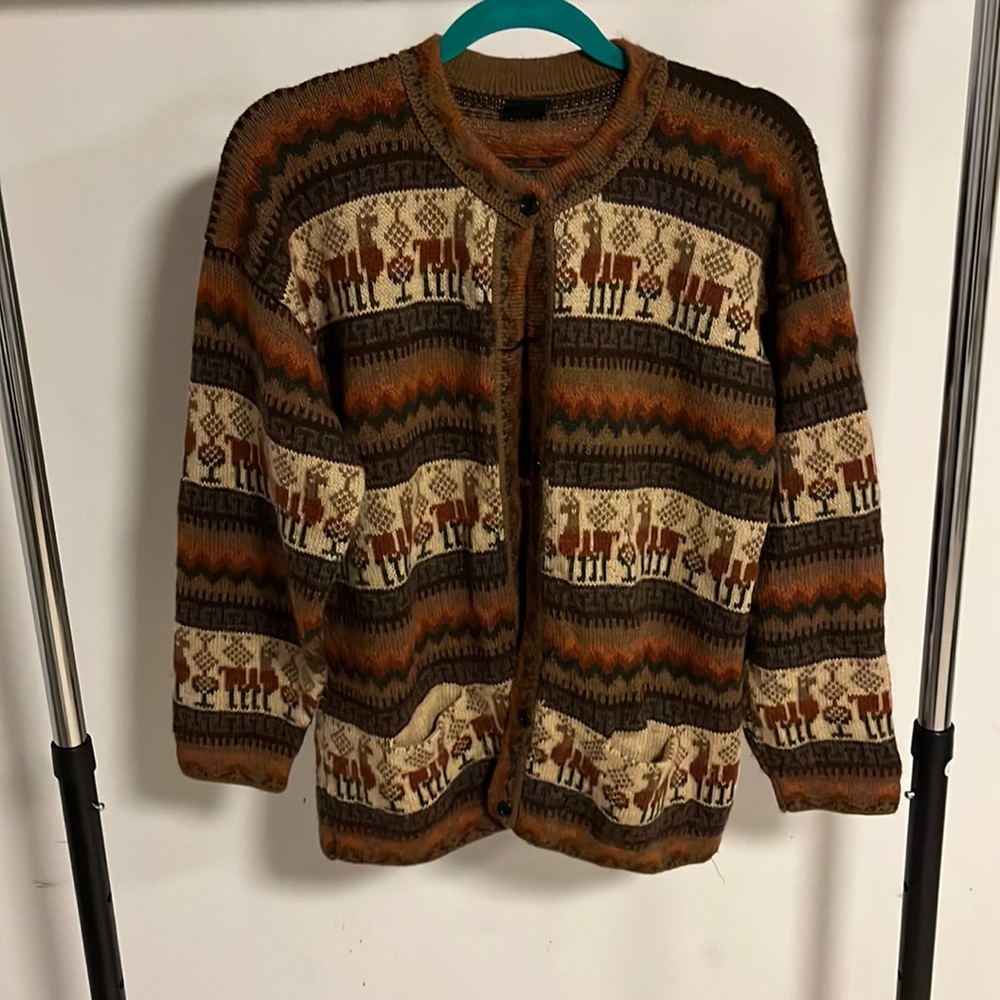 Vintage Alpaca Cardigan